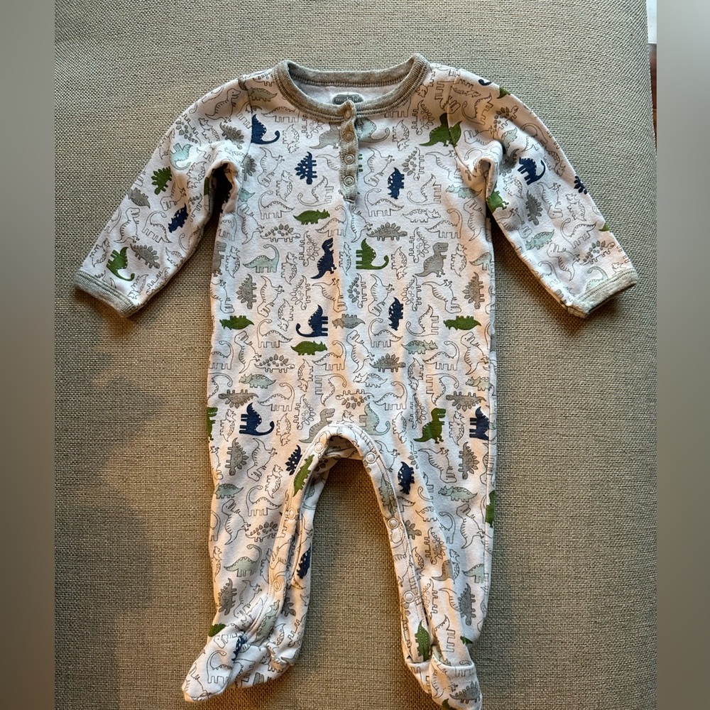 Mud Pie Dinosaur Baby Footies